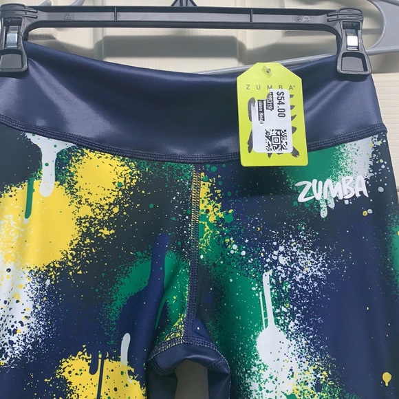 Blue Zumba stretchable leggingsSize XS - Picture 3 of 12
